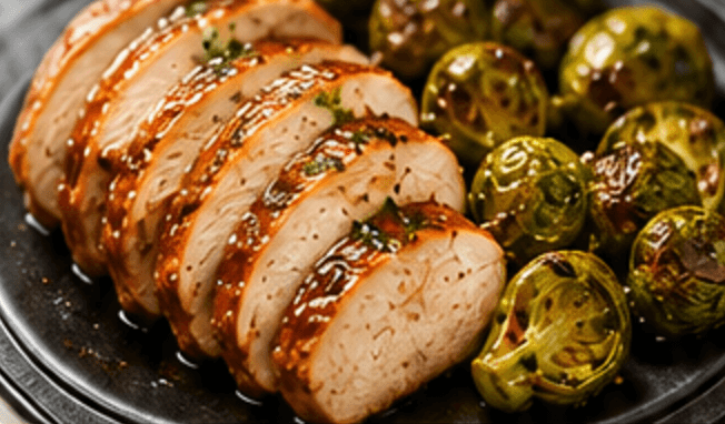 Bourbon Glazed Turkey or Pork Tenderloin